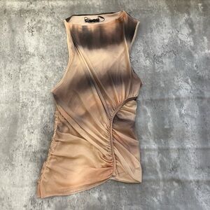 Sleeveless Gradient Top